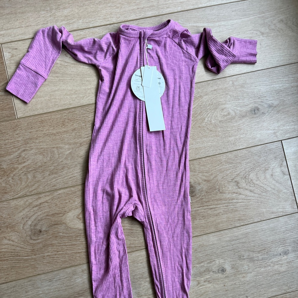 Little Sleepies Ribbed Zippy NWT